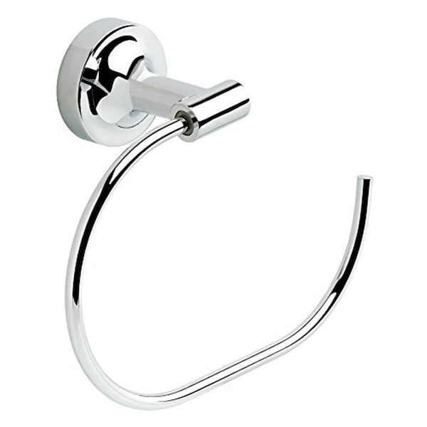 Liberty Hardware 6.062 in. Voisin Collection Towel Ring, Polished Chrome LVOI46PC - main